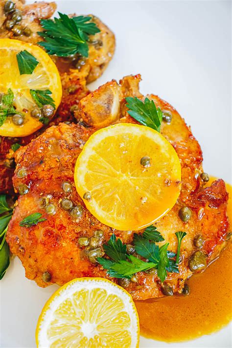 Pork Piccata with Lemon and Capers - Dish 'n' the Kitchen
