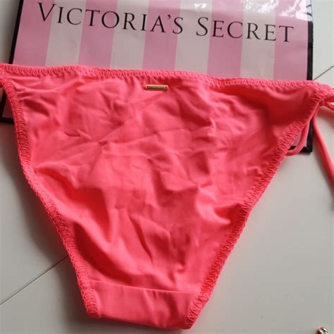 Victoria S Secret Swim Nwt Victorias Secret Crochet Neon Hot Pink Bikini Poshmark