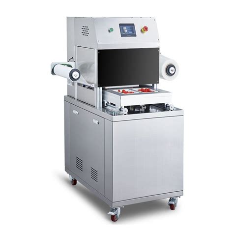 Map Vacuum Tray Sealer Modified Atmosphere Packaging Machine Rotary