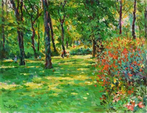 Max Agostini The Garden Of The Pré Catelan Mutualart