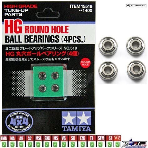 Jual Tamiya Hg Round Hole Ball Bearings Pcs Shopee Indonesia