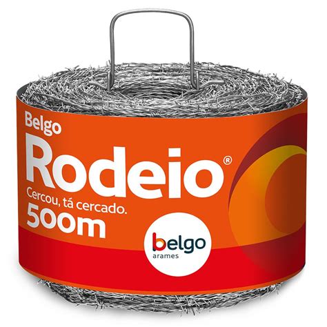 Arame Farpado Rodeio Belgo 250m Belgo Cercas E Cia Vale Telas