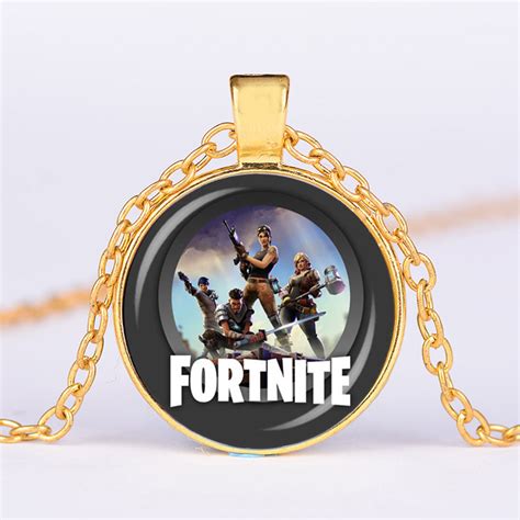 Hot Game Fortnite Alloy Necklace Fancy Long Chain Necklace Cosplay Pendant