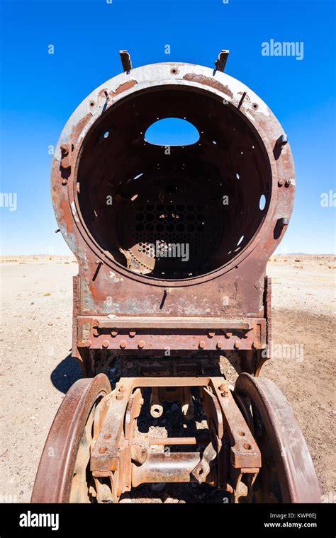 Train Cemetery Cementerio De Trenes In Uyuni Bolivia Stock Photo Alamy