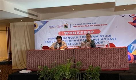 Workshop Fakultas Vokasi Unhas Menguatkan Kerja Sama Dan Optimalisasi