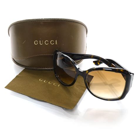 Gucci Tortoise Shell Gg Sunglasses S Fashionphile