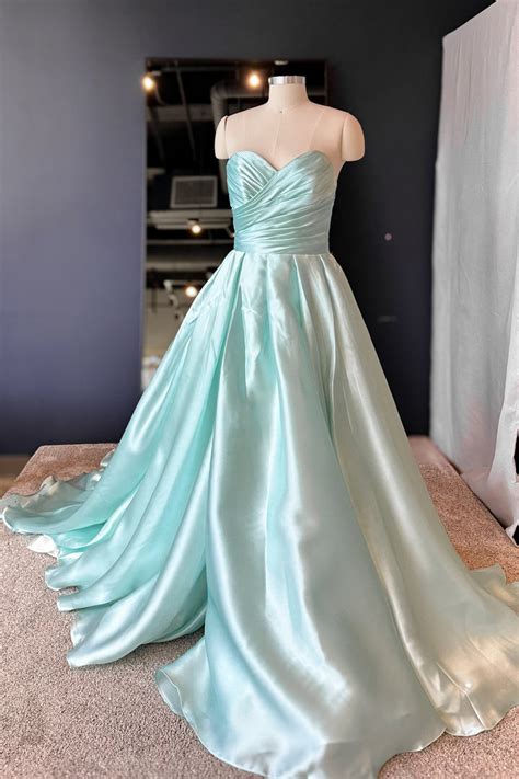 Aquamarine Wedding Dress Audrey – Olivia Bottega