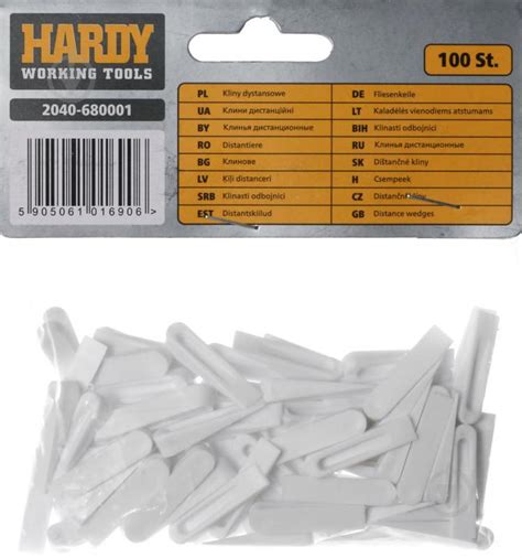 ᐉ Клинья для плитки Hardy 2 мм 100 шт./уп (2040-680001) • Купить в ...