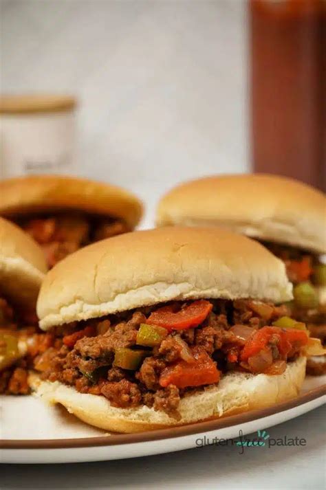 Easy Gluten Free Sloppy Joes Ready In 30 Gfp