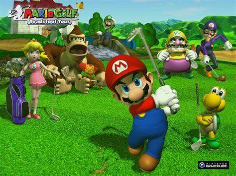 Mario Golf: Toadstool Tour (Gamecube) Artwork