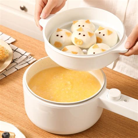 V L Home Frying Pan Cooking Pot Portable Electric Multi Cooker Mini Electric Hot Pot With