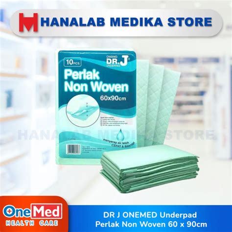 Jual DR J ONEMED Underpad Perlak Non Woven 60 X 90cm Shopee Indonesia