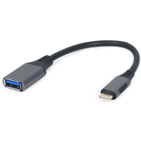 Переходник USB A F USB Type C 0 15м Сablexpert A OTG CMAF2 01