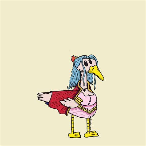 Ducktember 13th: Miss Wednesduck and Karoo (already a duck) : r/OnePiece