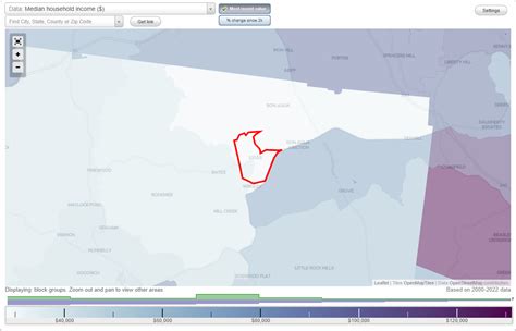 Lyles Tennessee TN Income Map Earnings Map And Wages Data