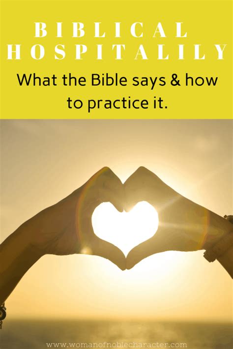 Biblical Hospitality What The Bible Says And How To Practice It