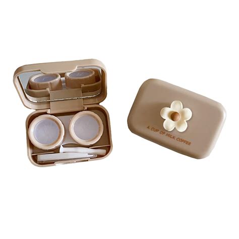 Amazon.com : Tekalobr 2 Pack Mini Contact Lens Cases, Portable Contacts