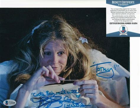 P J Soles Signed Halloween Movie Autograph X Photo Beckett Bas