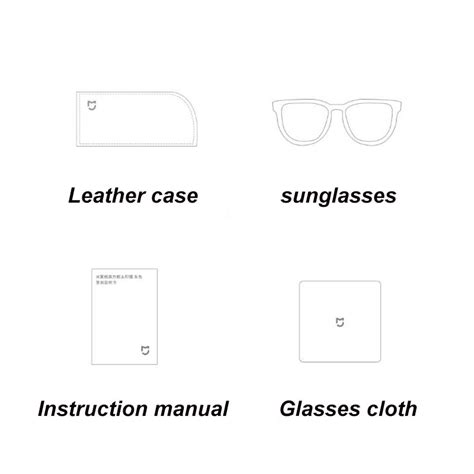 XIAOMI Mijia TYJ01TS Classic Square Sunglasses TAC Polarized Lenses ...