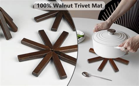 Amazon Wooden Trivets For Hot Dishes Tree Trivets For Hot Pots Walnut Wooden Tree