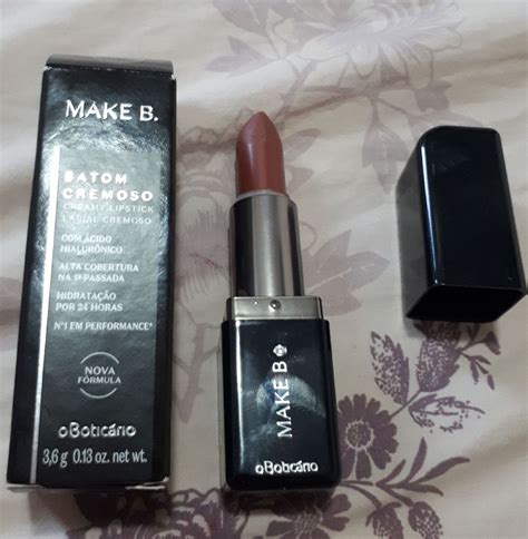 Batom Cor Deep Nude Original Make B O Botic Rio Maquiagem Feminina O Botic Rio Usado