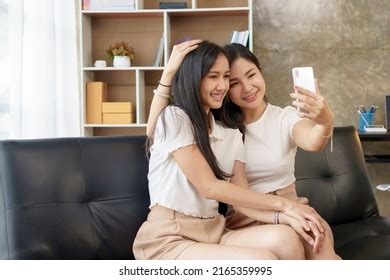 Lesbian Couple Selfie Images Stock Photos Vectors Shutterstock