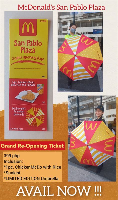 Get our LIMITED EDITION... - McDonald's San Pablo Plaza