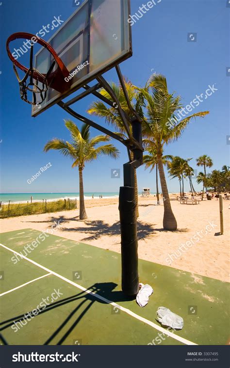 Beach Basketball Court Stock Photo 3307495 Shutterstock