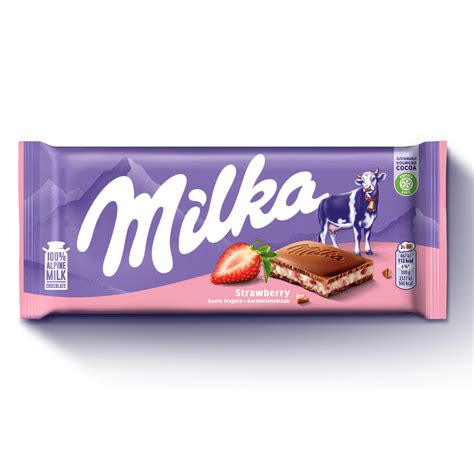 Milka Chocolate Strawberry