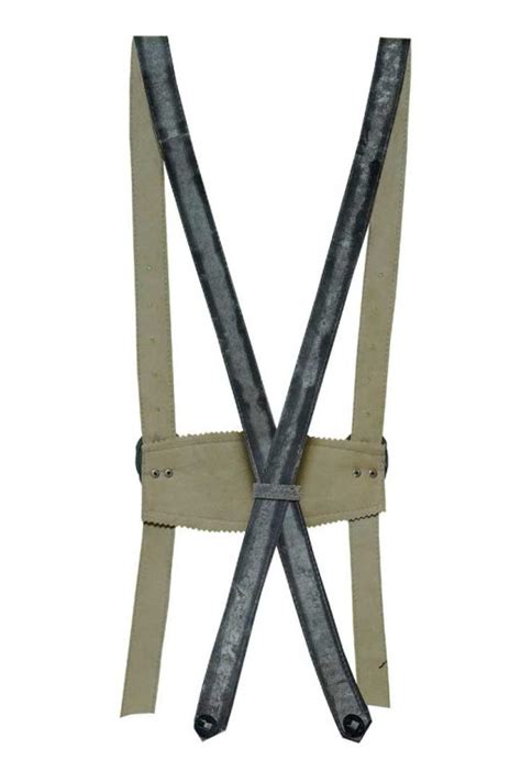 Traditional Shaded Grey Lederhosen Suspenders