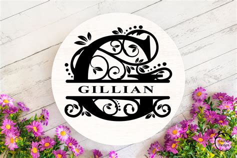 Monogram Letter G Split Monogram Letter G Svg Dxf Png By Lusiko