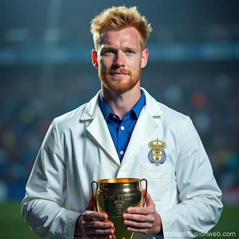 Kevin De Bruyne Champions League Victory Stable Diffusion Online