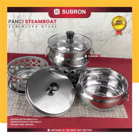 Jual Panci Hot Pot Shabu Shabu Steamboat Cm Subron Tebal Shopee Indonesia