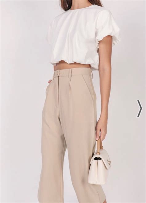 TTR Clan Straight Leg Culottes Nude Women S Fashion Bottoms Other Bottoms On Carousell