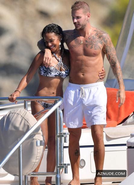 Christina Milian Sexy In A Bikini On Vacation In Yacht In St Tropez With Her Boyfriend M