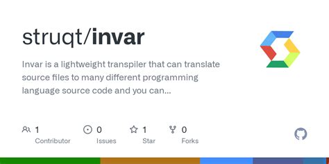github struqtinvar invar   lightweight transpiler
