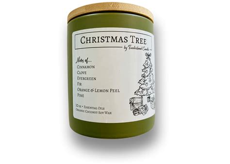 candle christmas tree scent
