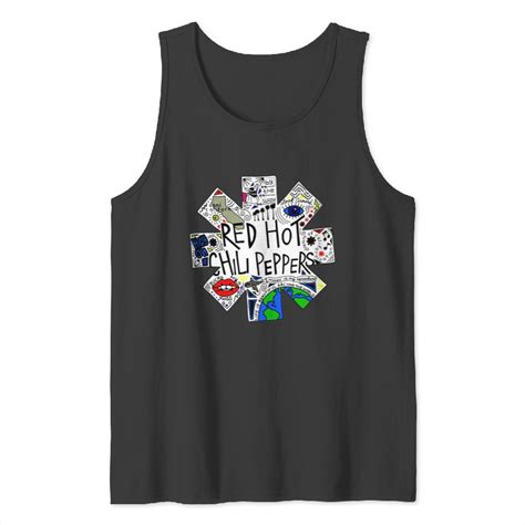 Red Hot Chili Peppers World Tour Double Sided Tank Tops Red Hot Chili Peppers Tour