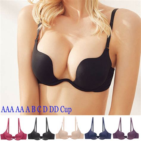 Sexy Backless Women Bras Multiway Bra Push Up Brassiere Deep U Lingerie
