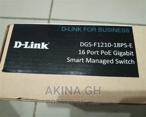 D-Link 16 Port Poe Gigabit Smart Managed Switch in Lapaz - Networking ...