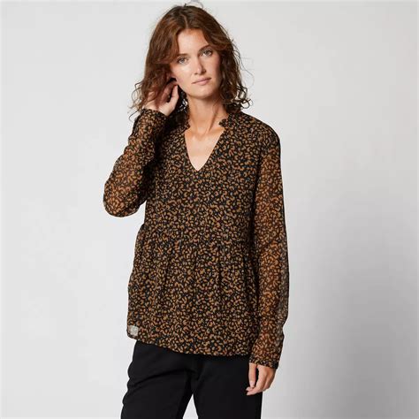 INEXTENSO Blouse col v femme pas cher - Auchan.fr