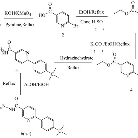 Scheme 2 Synthesis Of 2 4 T Butyl Phenyl 5 5 Aryl Substituted [1 Download Scientific