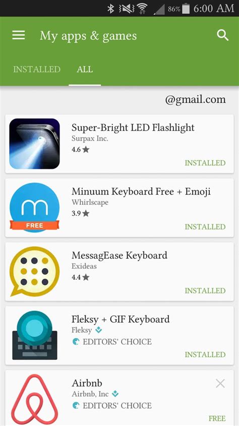 how to see apps you've downloaded before