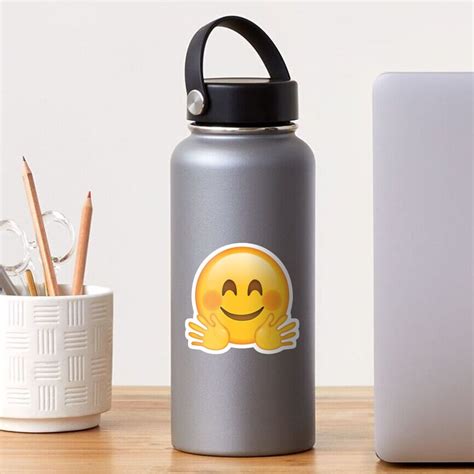 Emoji Blushing Hands Sticker For Sale By Purplepeppers Redbubble