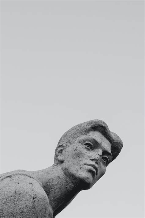 Sculpture of Man Face · Free Stock Photo