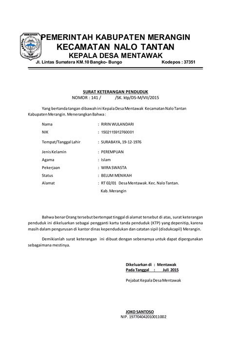 cara bikin surat pernyataan cerai 1