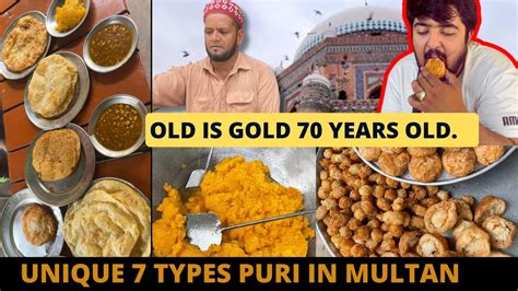 Unique 7 Types Of Puri Halwa 70 Years Old Nashta Desi Nashta