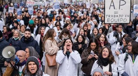 Médicos españoles protestan en Madrid por mejoras laborales Noticias