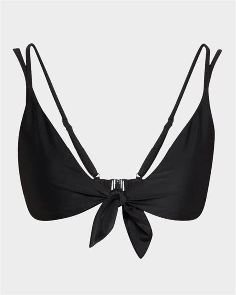 Ramy Brook Nichelle Bikini Top In Black Lyst