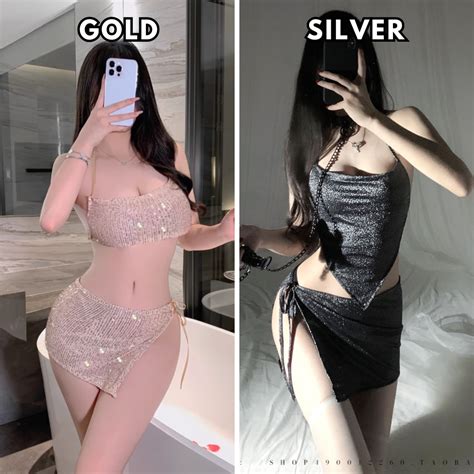 Jual Sexy Nightclub Clubwear Top Mini Skirt Lingerie Lingeri Gstring SK Shopee Indonesia